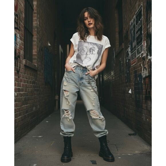 Marine Layer NWOT Ivory Summer Dreams Graphic Super Soft Women’s Tee size Medium - Picture 12 of 12